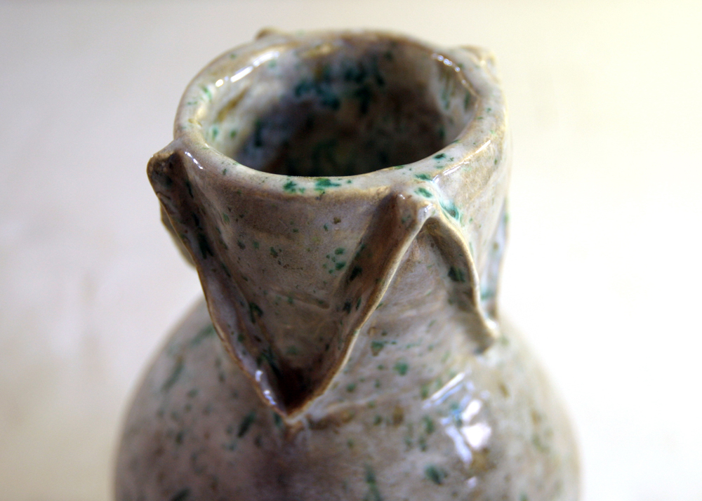Hand Sculptured Pottery Vase