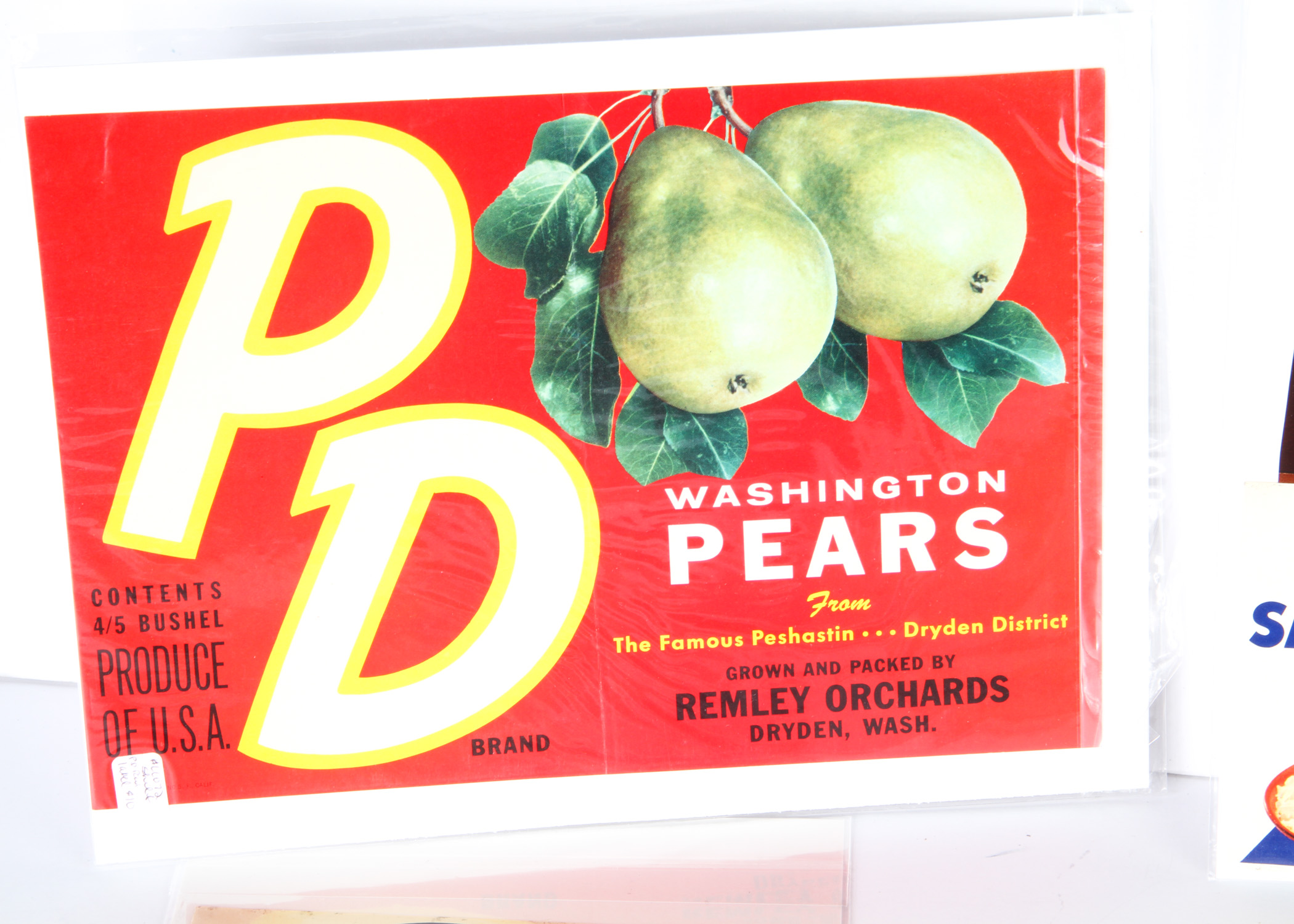 Collection of Vintage Food Labels