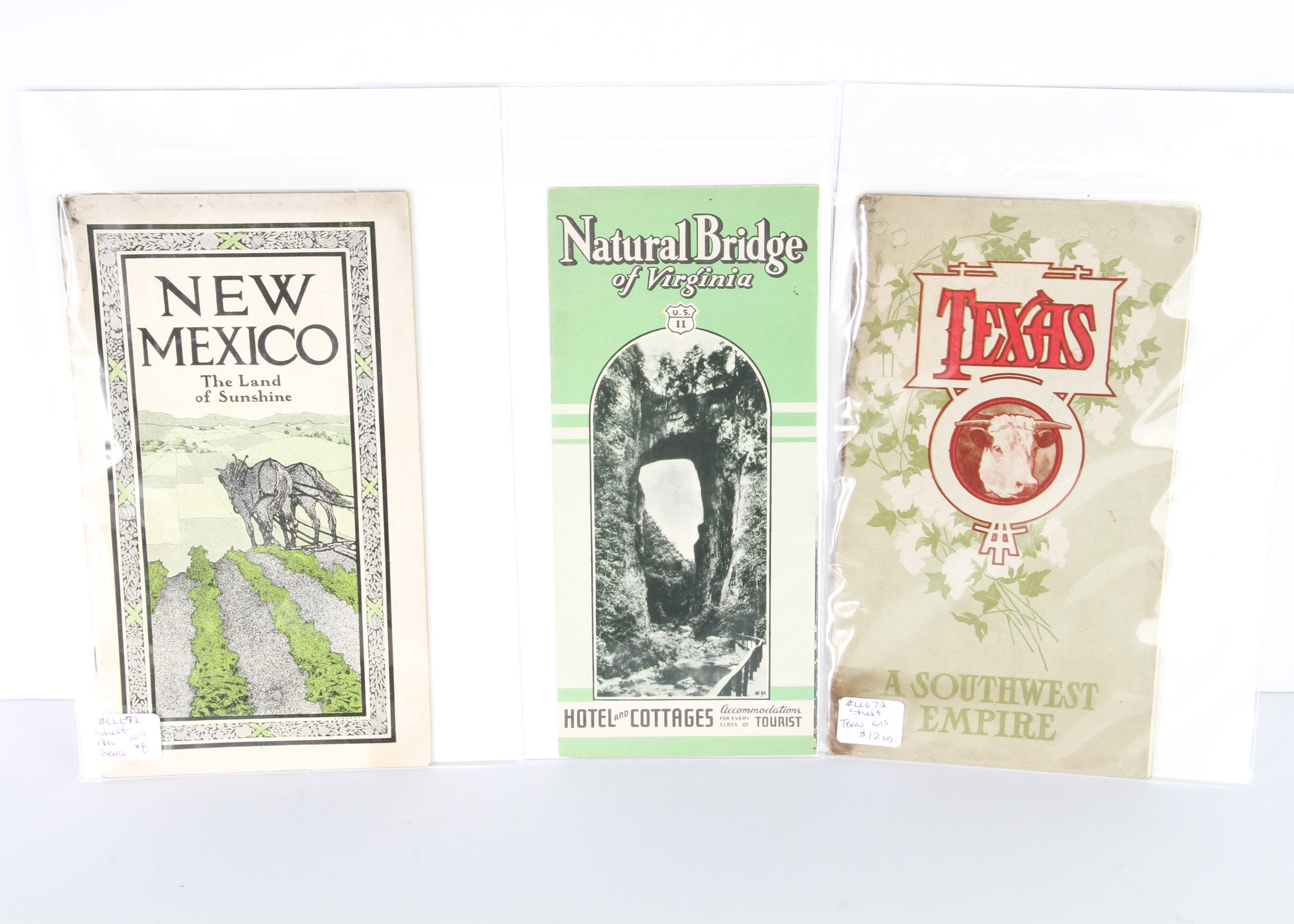 Trio of Vintage Travel Brochures