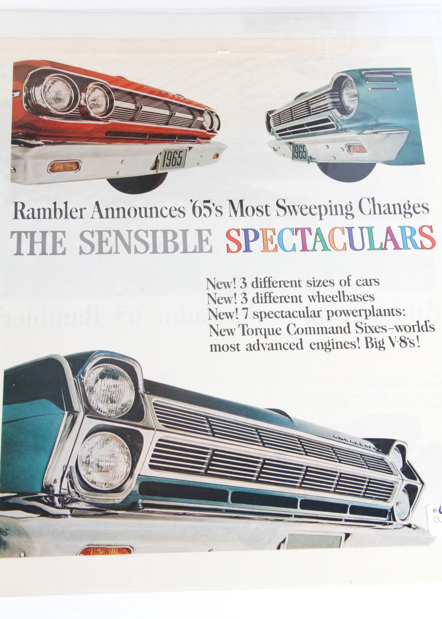 Collection of Vintage Car Ads