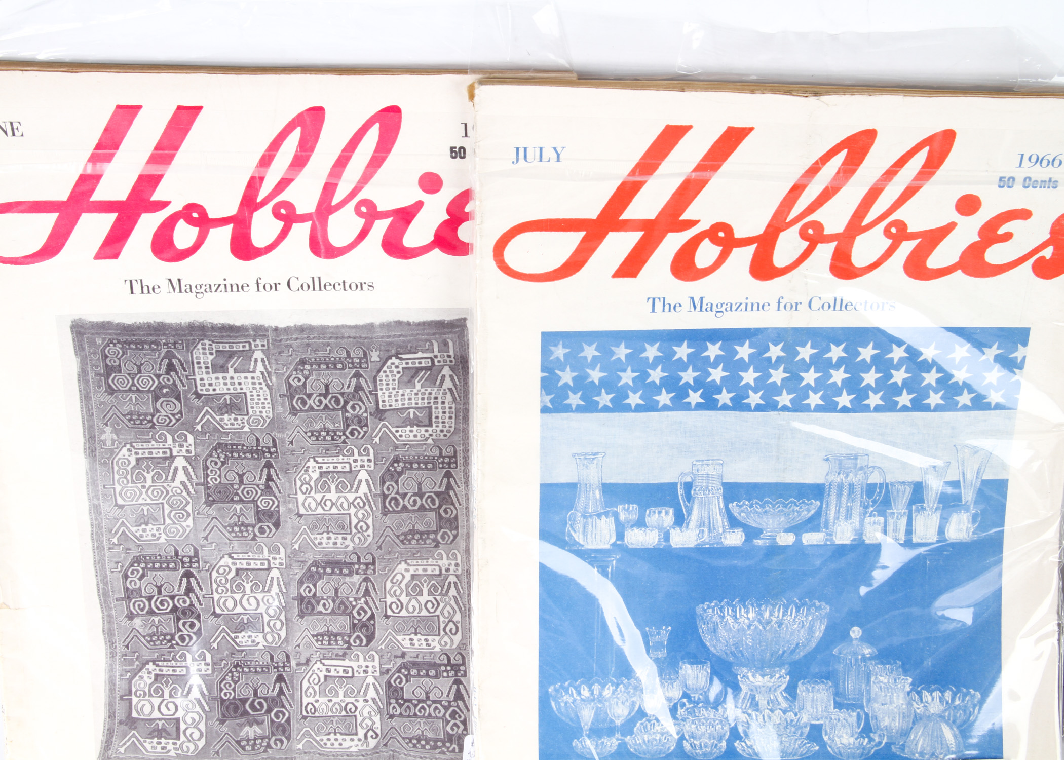 Five 1960s Issues of "Hobbies" Magazine