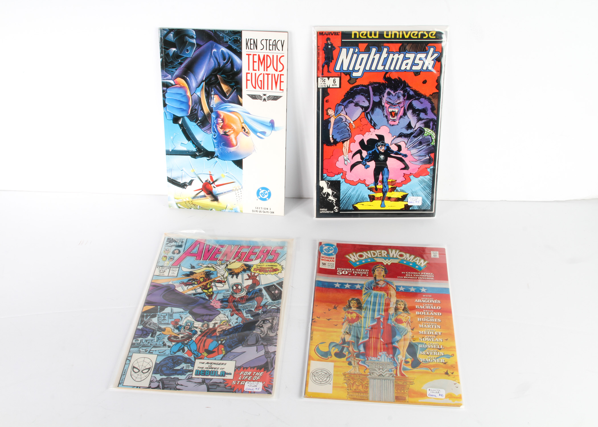 Collection of Comic Books Including Avengers and Wonder Woman