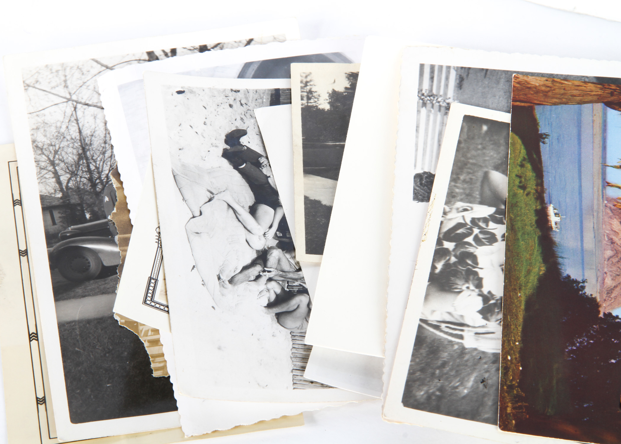 Collection of Vintage Black-and-White Family Photographs