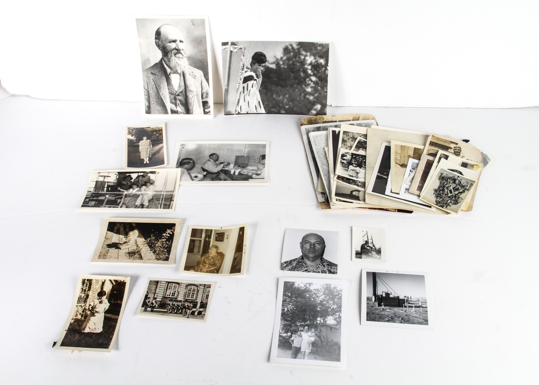 Collection of Vintage and Antique Black-and-White Photographs