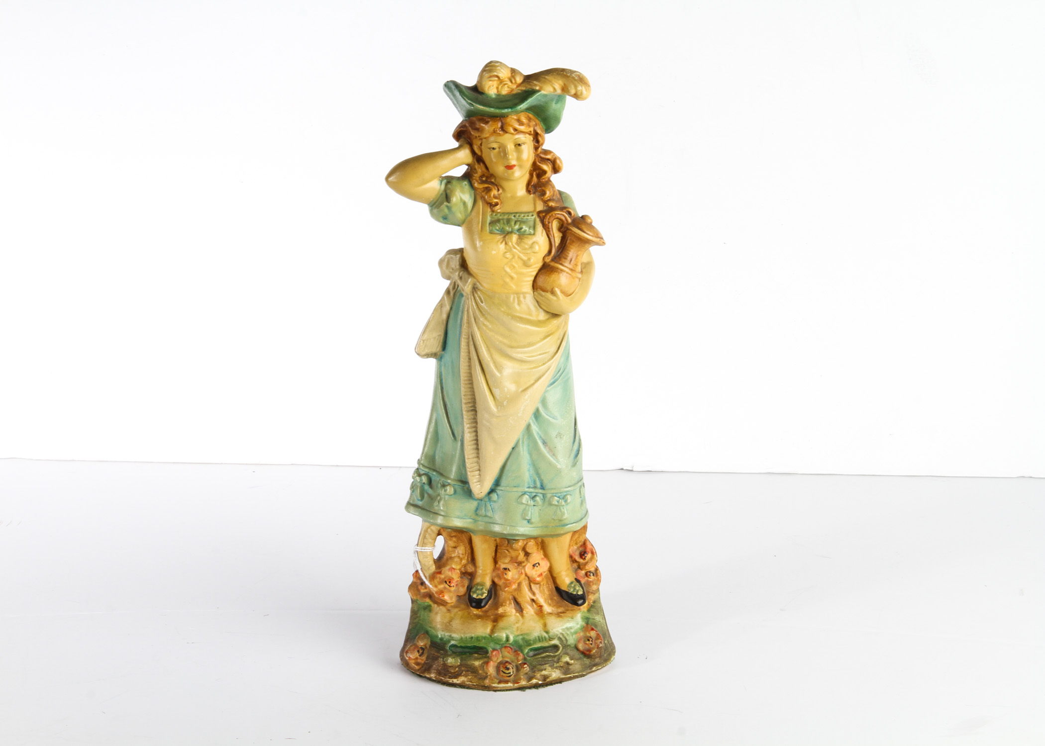 Vintage Ceramic Female Statuette