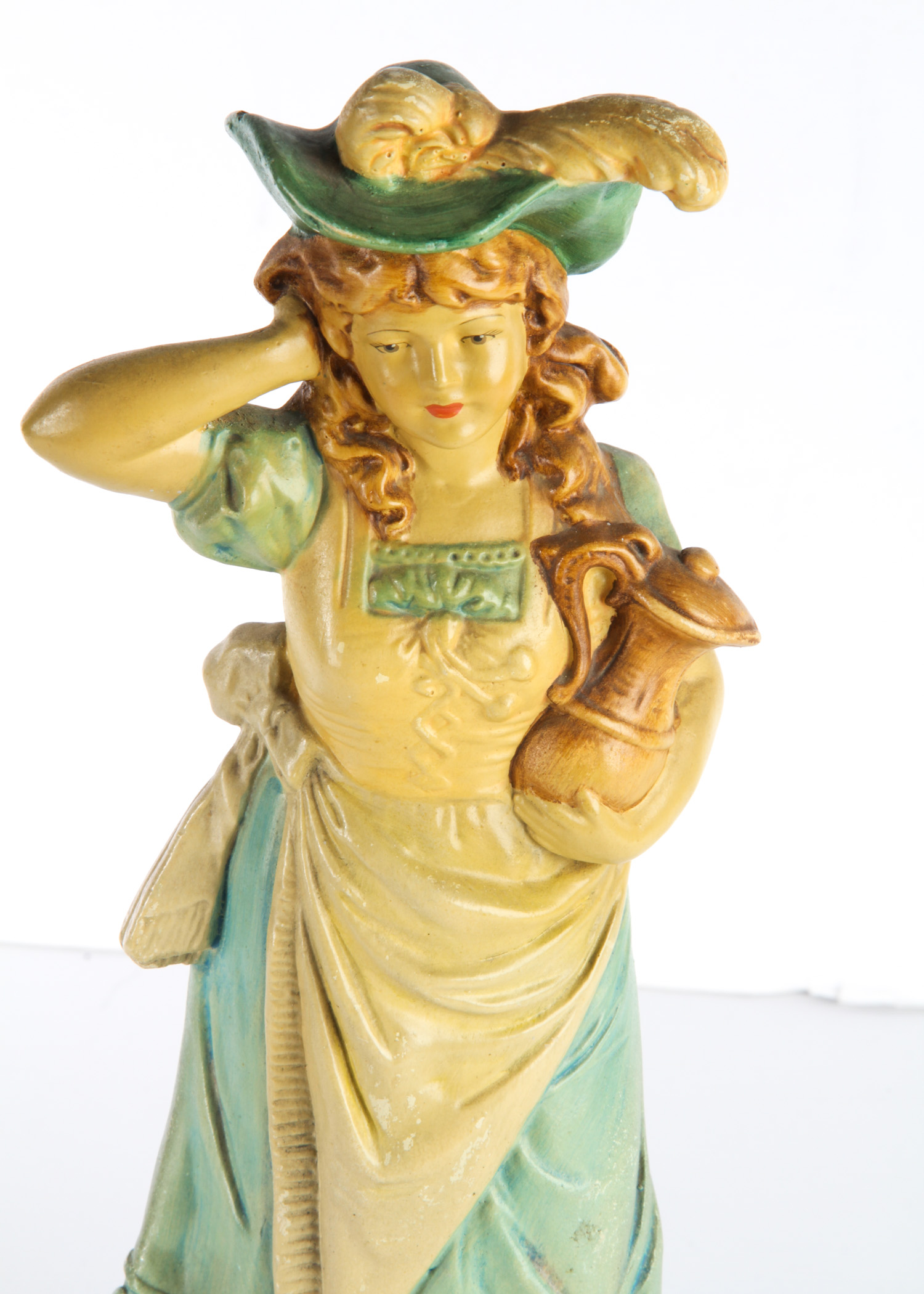 Vintage Ceramic Female Statuette