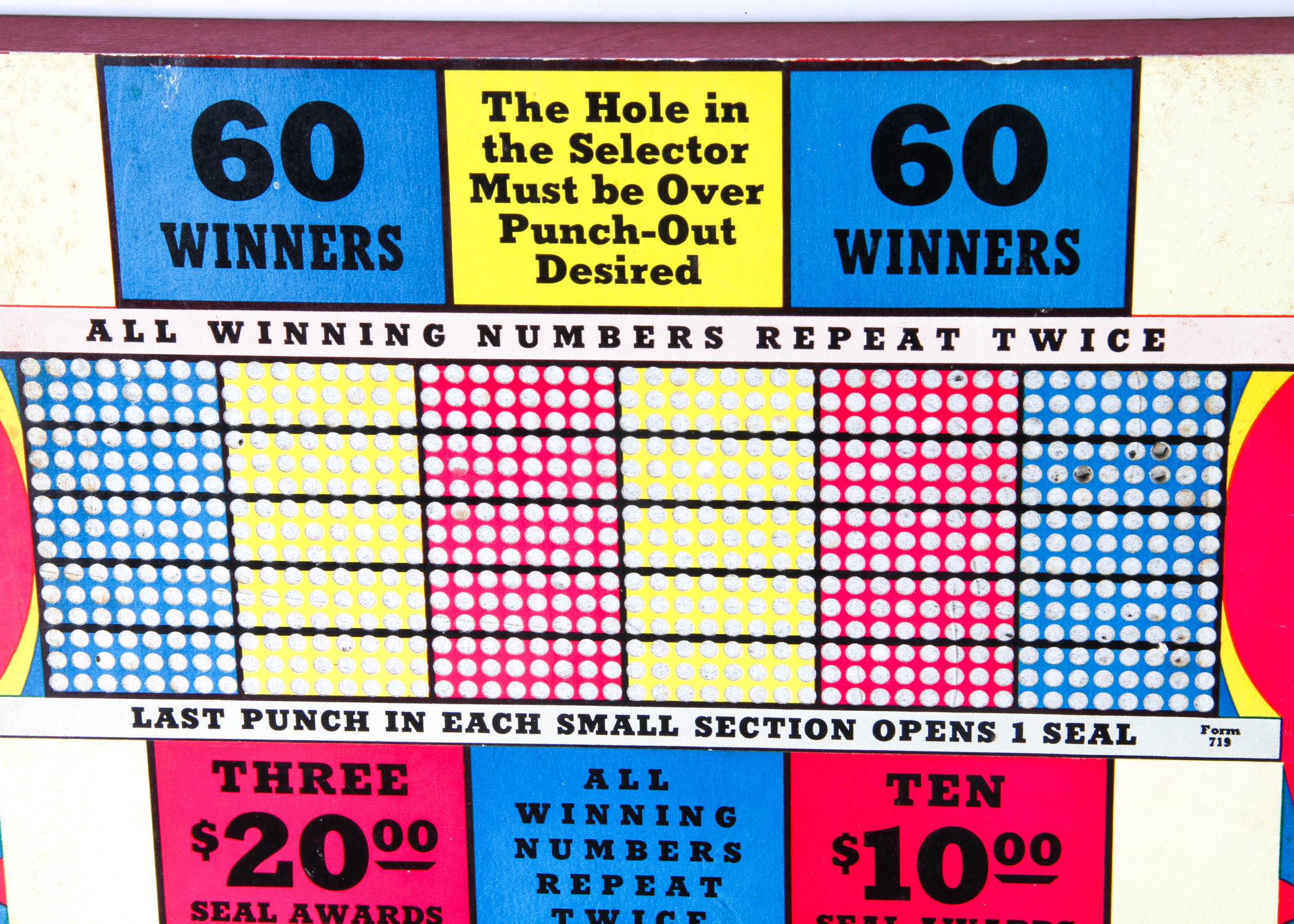 Vintage Gambling Board Games