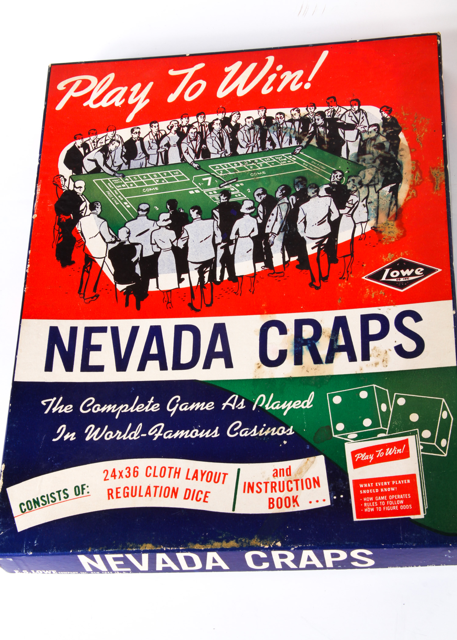 Vintage Gambling Board Games