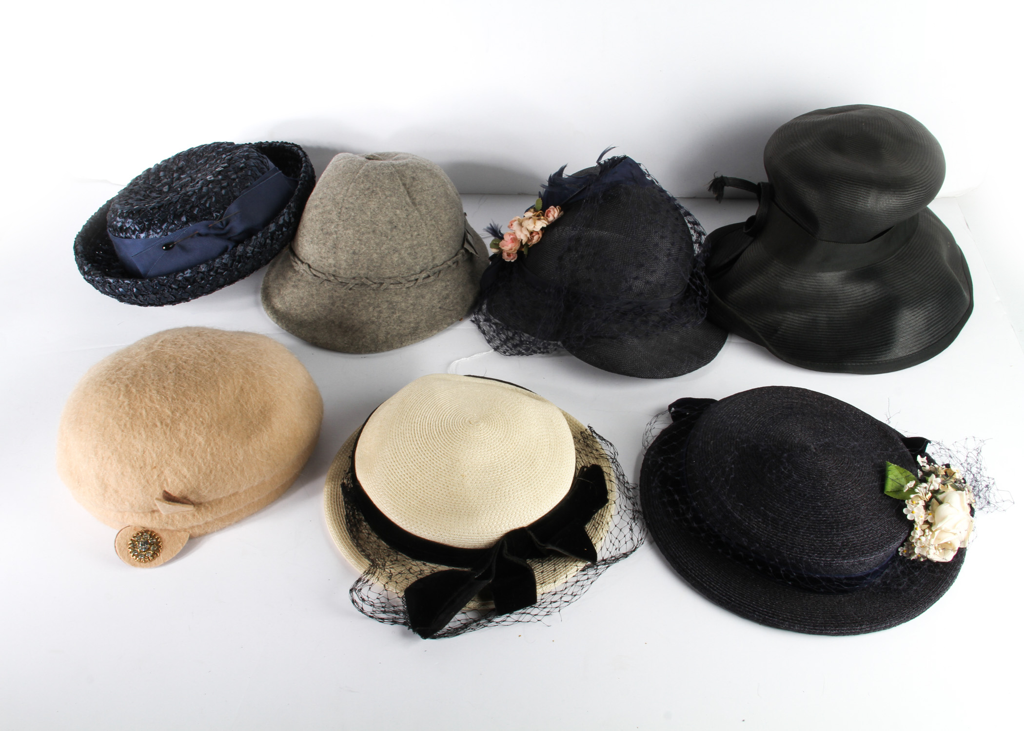 Collection of Vintage Women's Hats