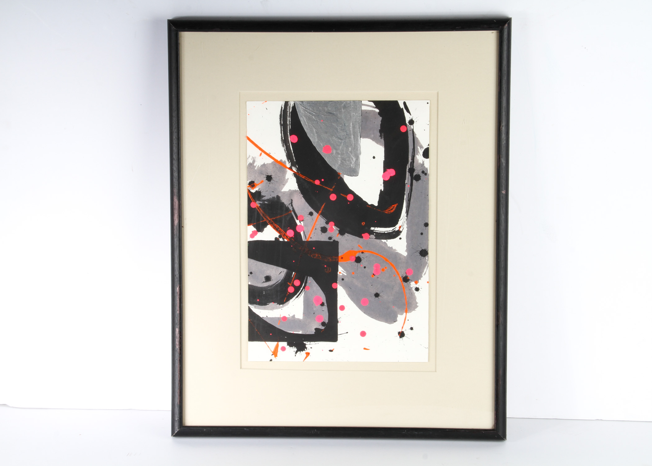 Edward Youkilis Abstract Painting on Paper