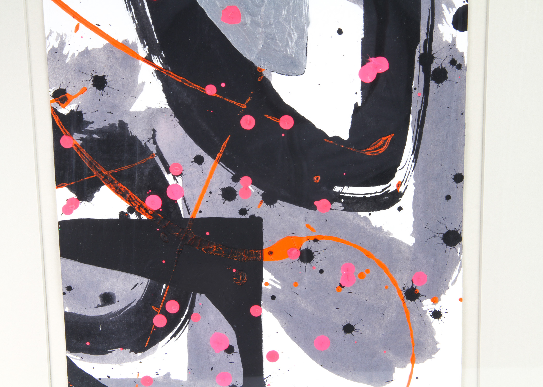 Edward Youkilis Abstract Painting on Paper