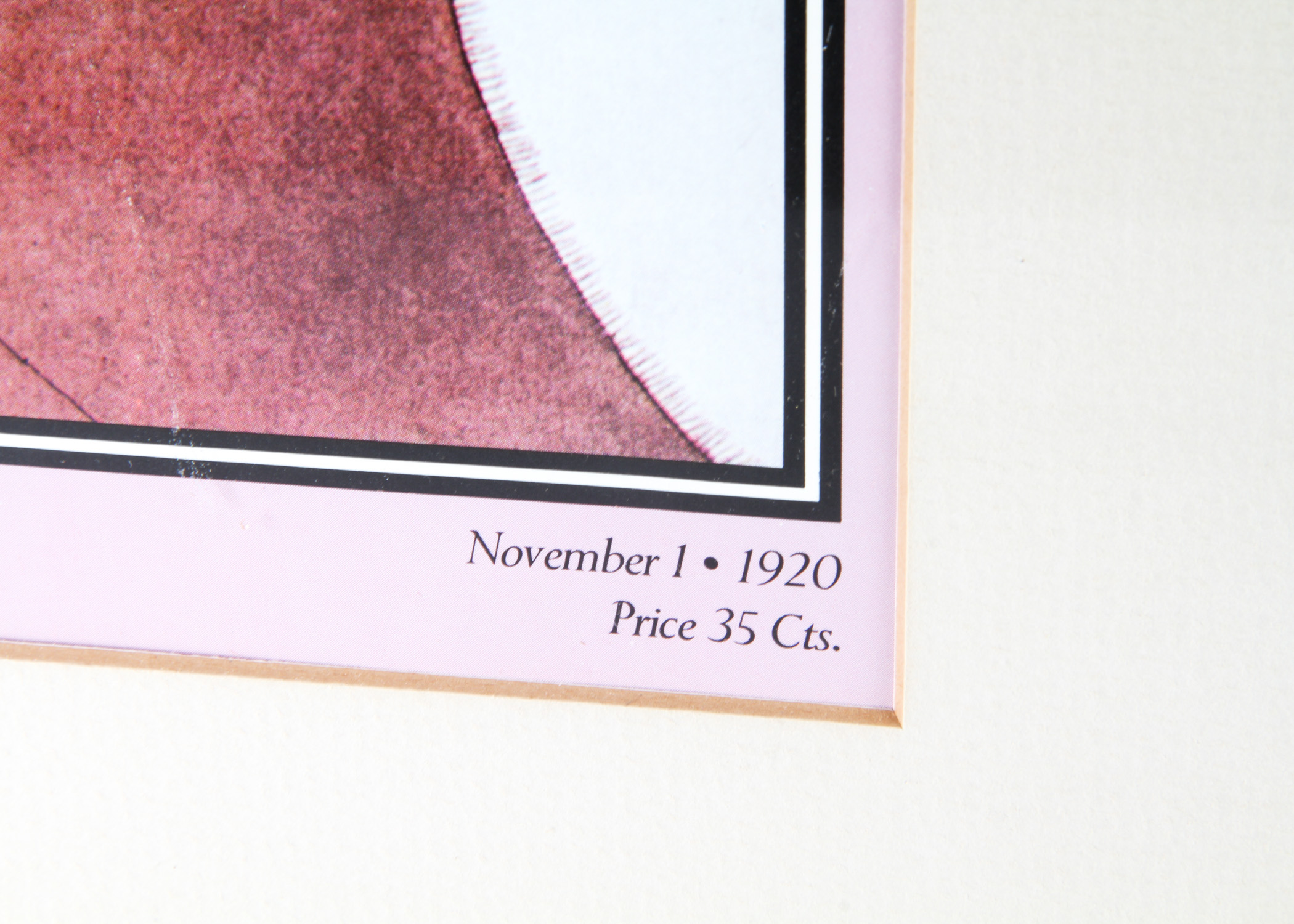 Pair of Framed Vintage "Vogue" Magazine Covers