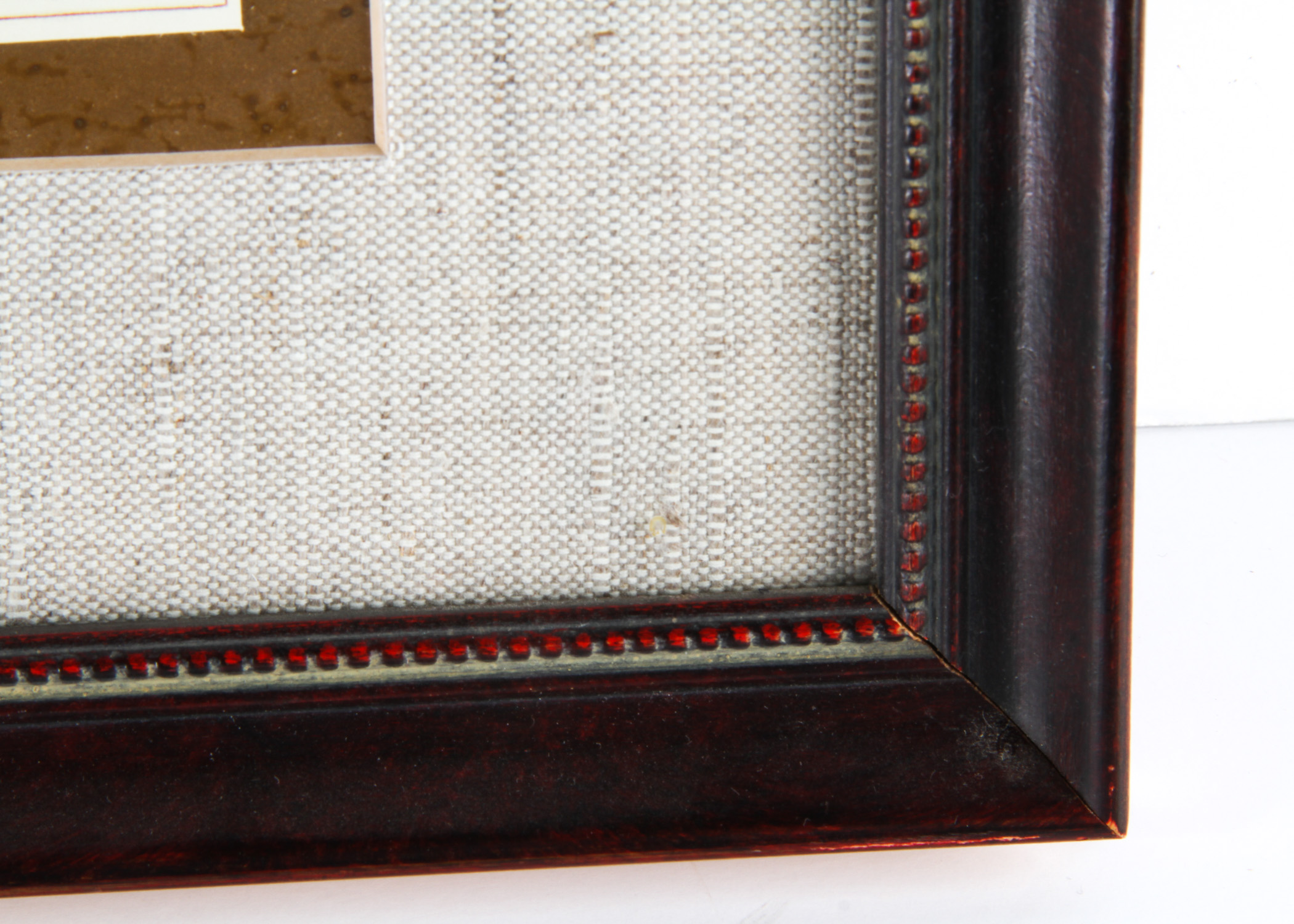 Framed Vintage Golf Cards