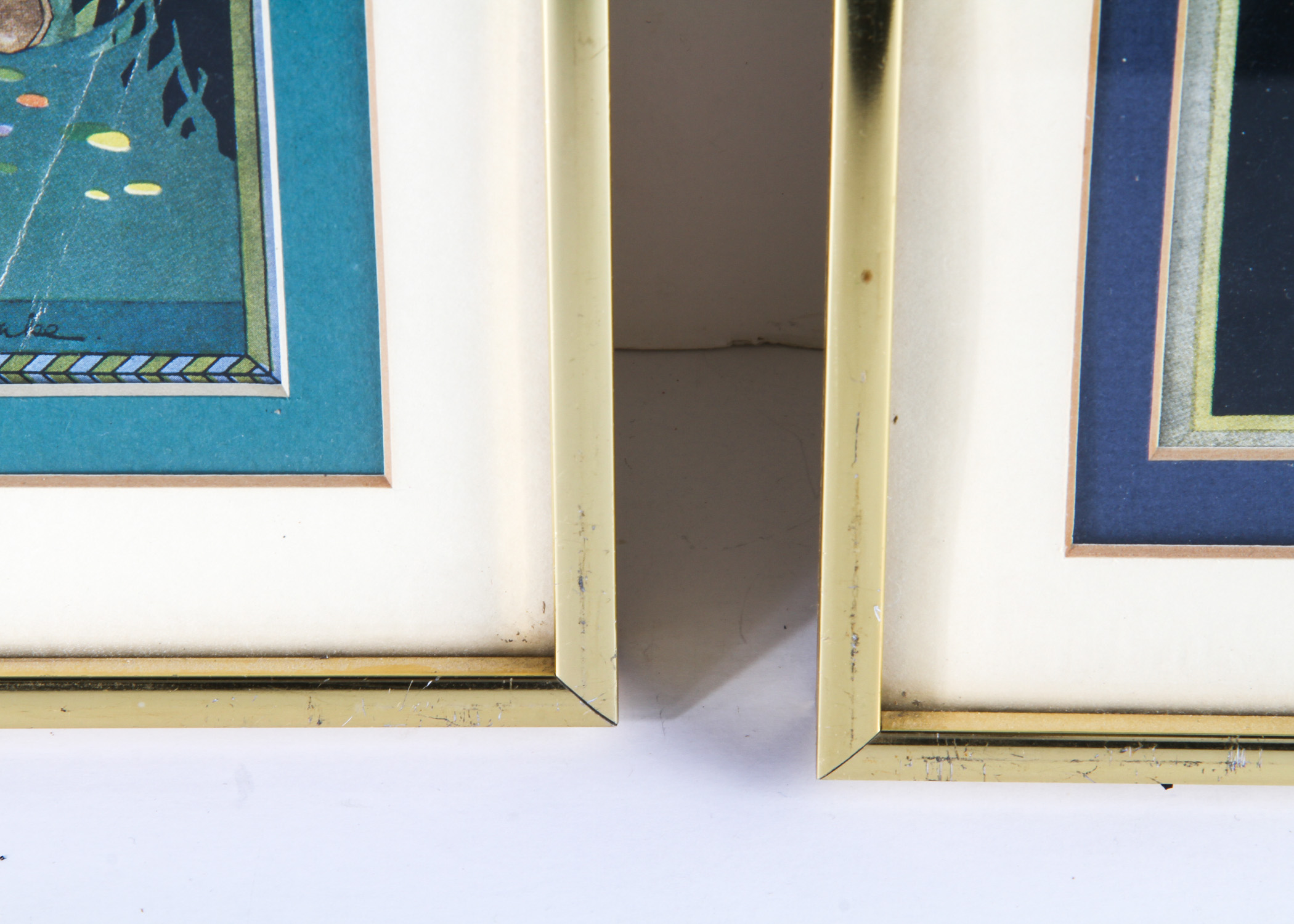 Pair of Framed Vintage "Child Life" Magazine Covers