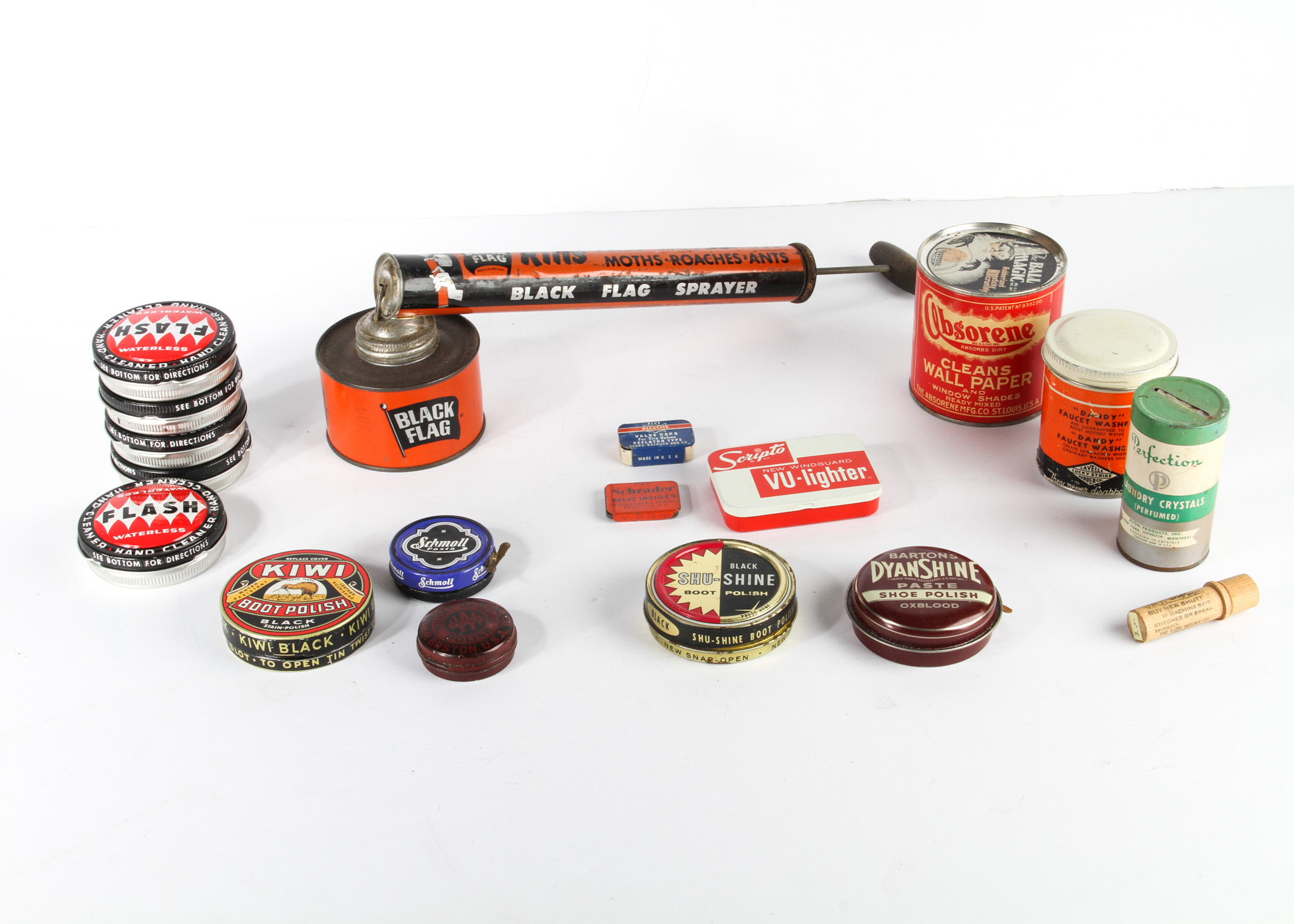 Collection of Vintage Cleaning Products