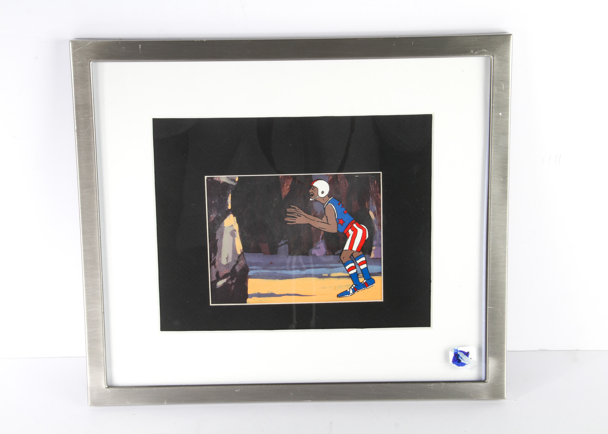 Framed 1970's Harlem Globetrotters Animation Cel