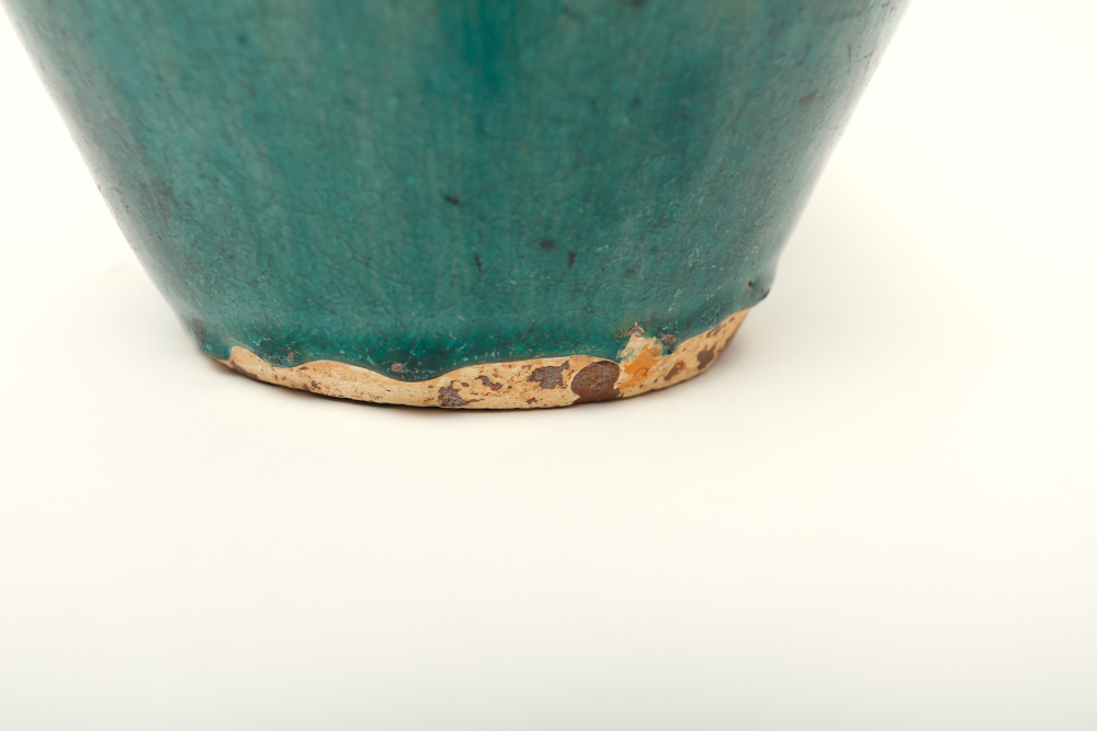 Antique Archaistic Chinese Glazed Earthenware Wine Jar