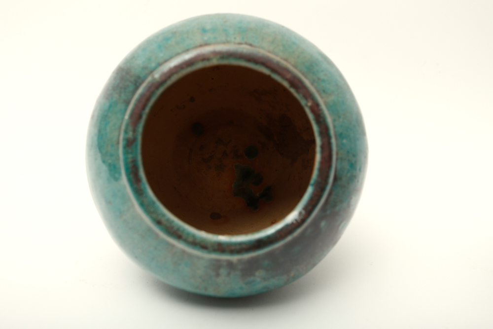 Antique Archaistic Chinese Glazed Earthenware Wine Jar