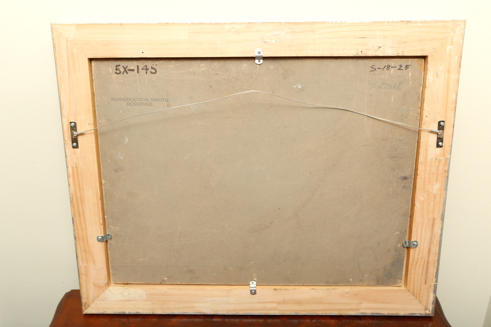 Aldro Thompson Hibbard Signed American Winterscape Oil on Board