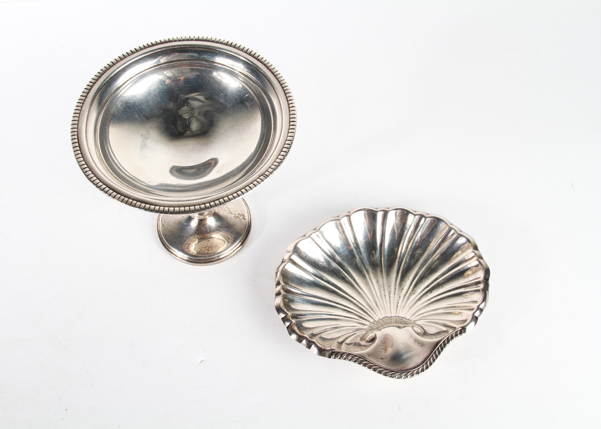 Pair of Sterling Silver Candy Dishes