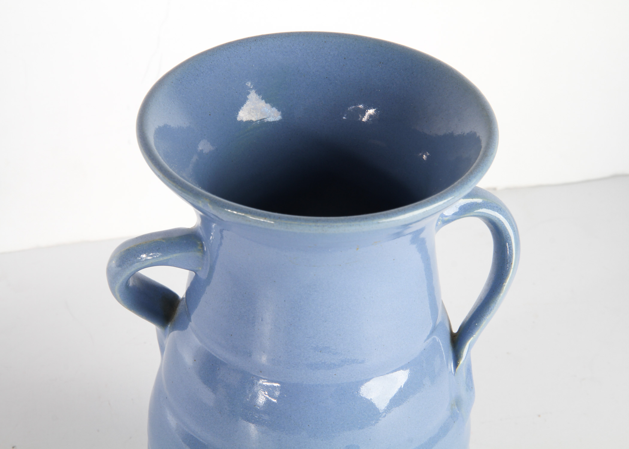 Matt Carlton Delft Blue Bauer Vase