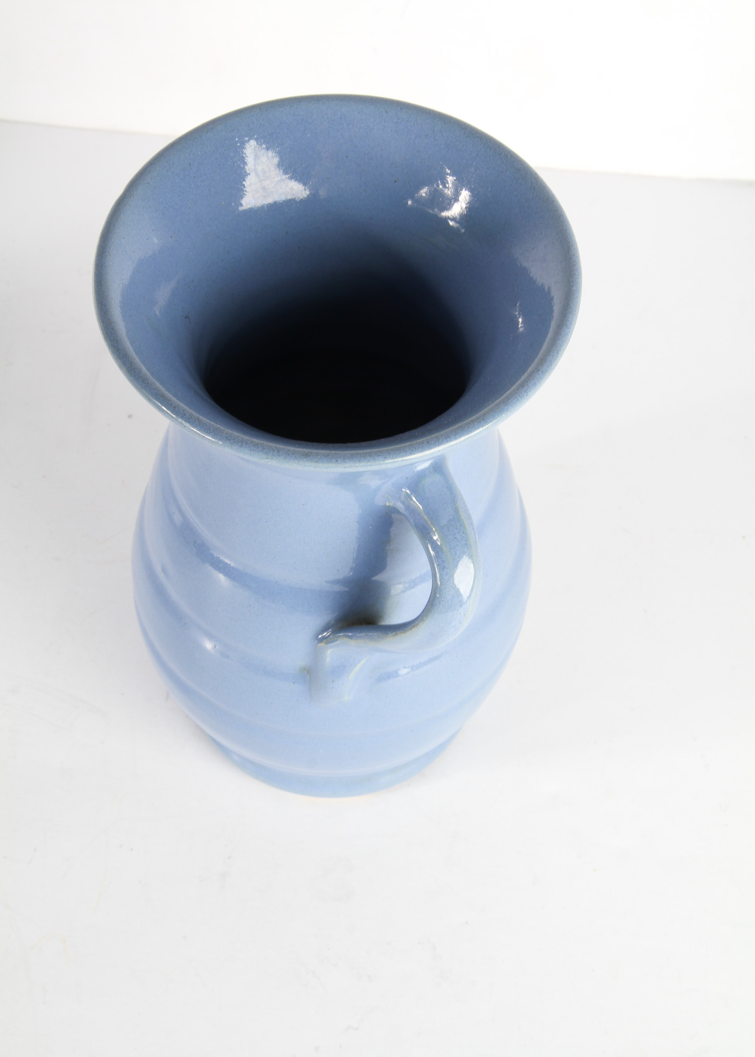 Matt Carlton Delft Blue Bauer Vase