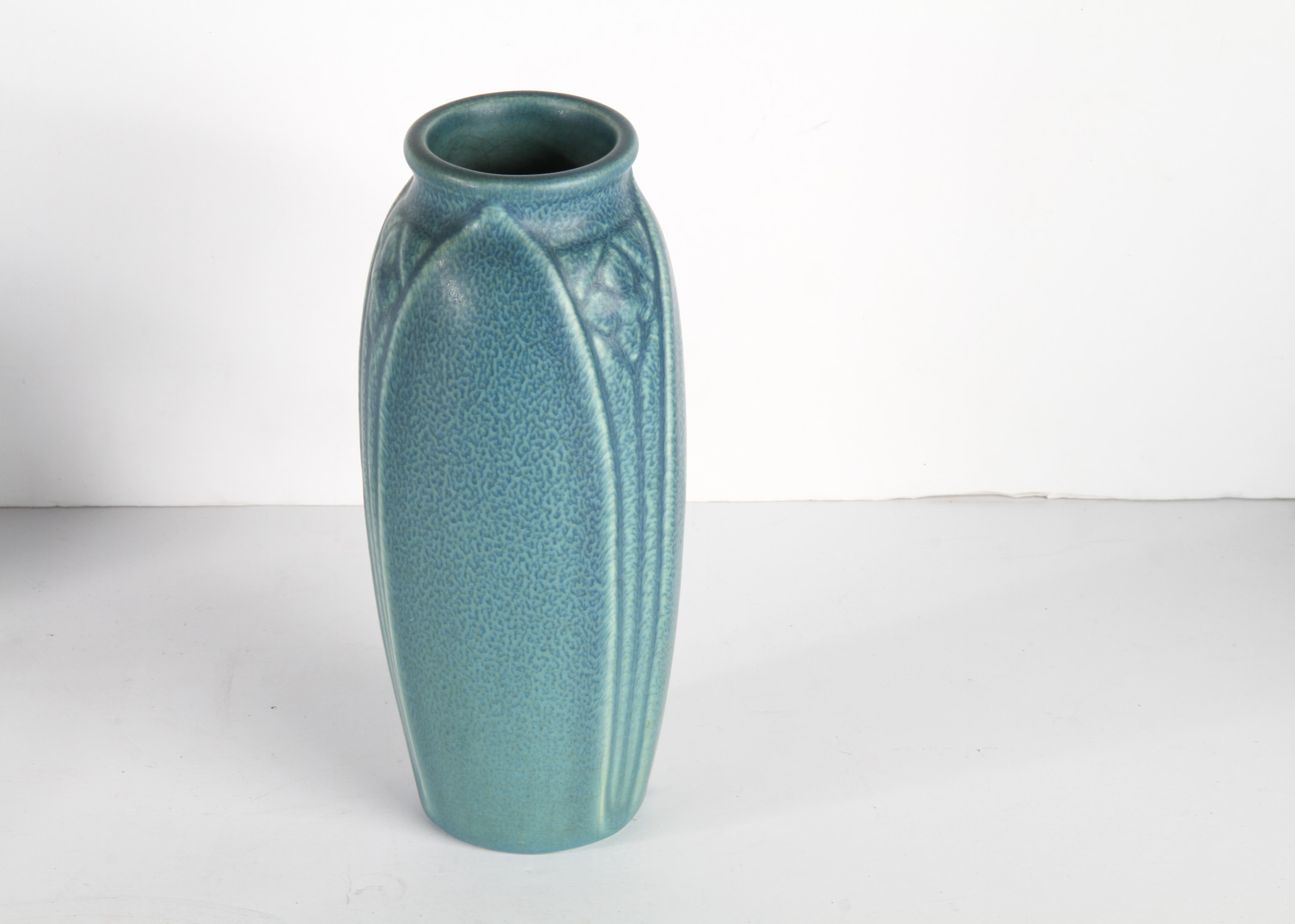 1917 Rookwood Pottery Blue Ceramic Vase