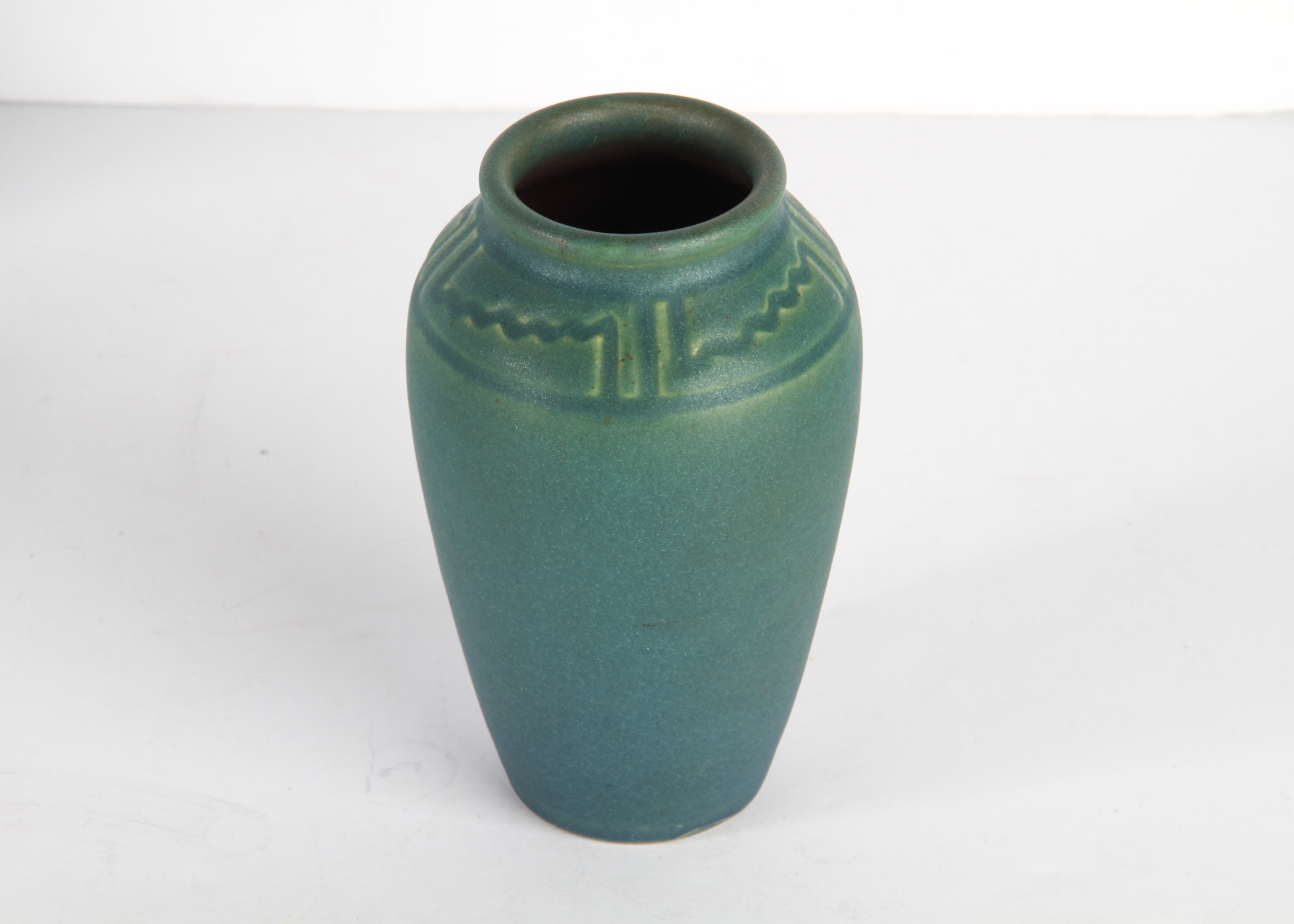 Antique 1909 Cerulean Blue Rookwood Pottery Vase