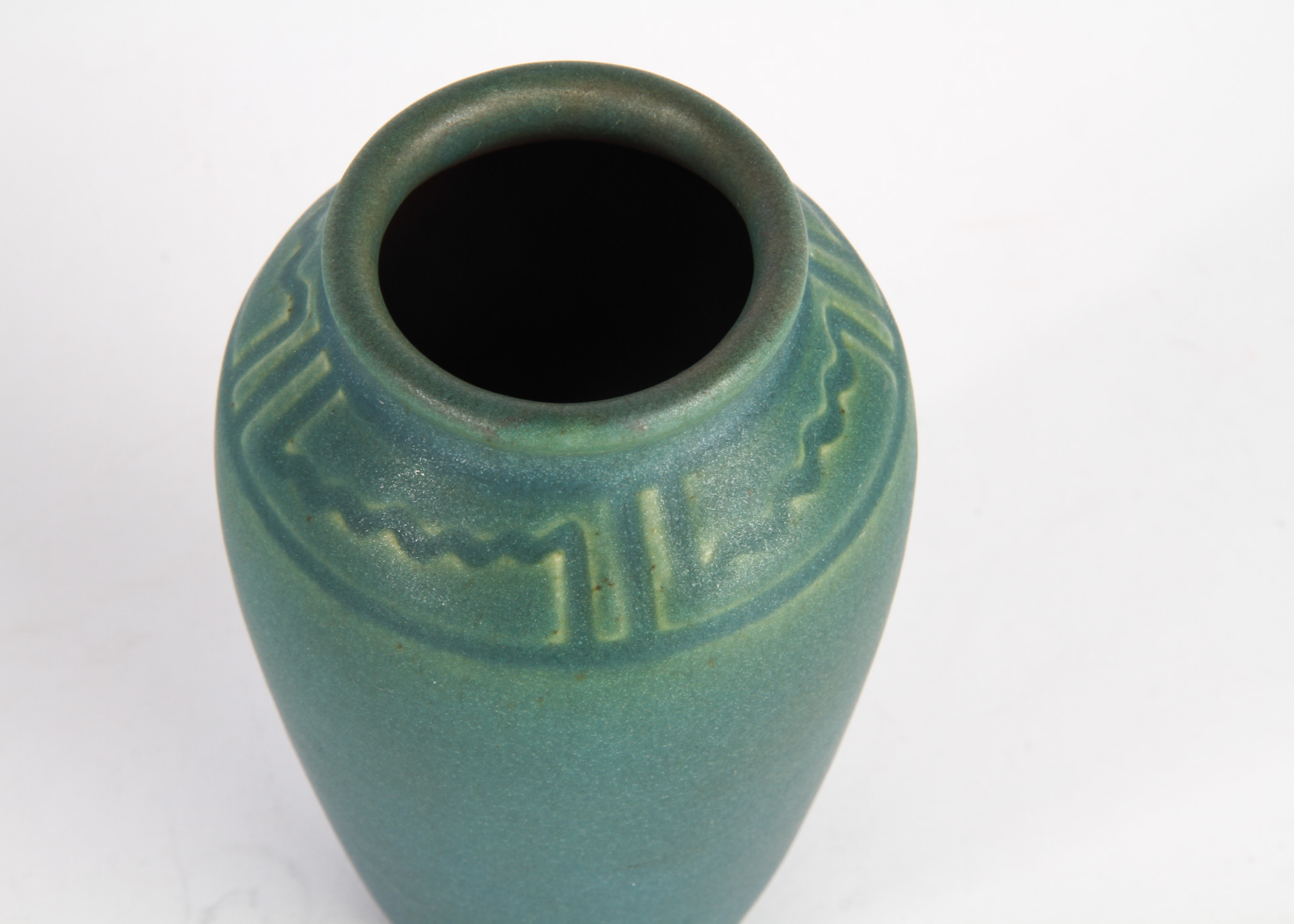 Antique 1909 Cerulean Blue Rookwood Pottery Vase