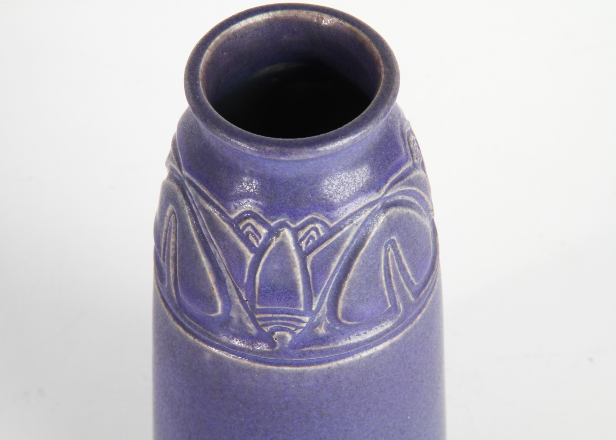 Antique 1914 Rookwood Pottery Arts & Craft Violet Vase