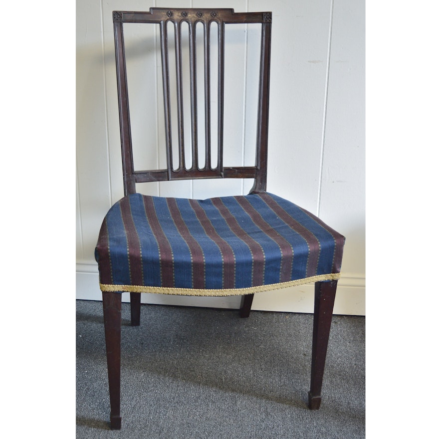 Antique Sheraton Mahogany Chair
