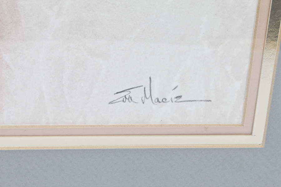 Eva Macie Signed Watercolor