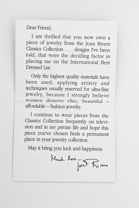 Gold-toned Joan Rivers Classic Collection Circle Bracelet