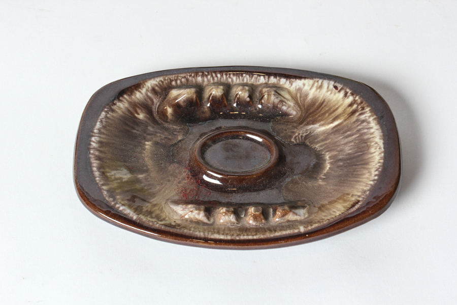 Brown and Yellow Dishware