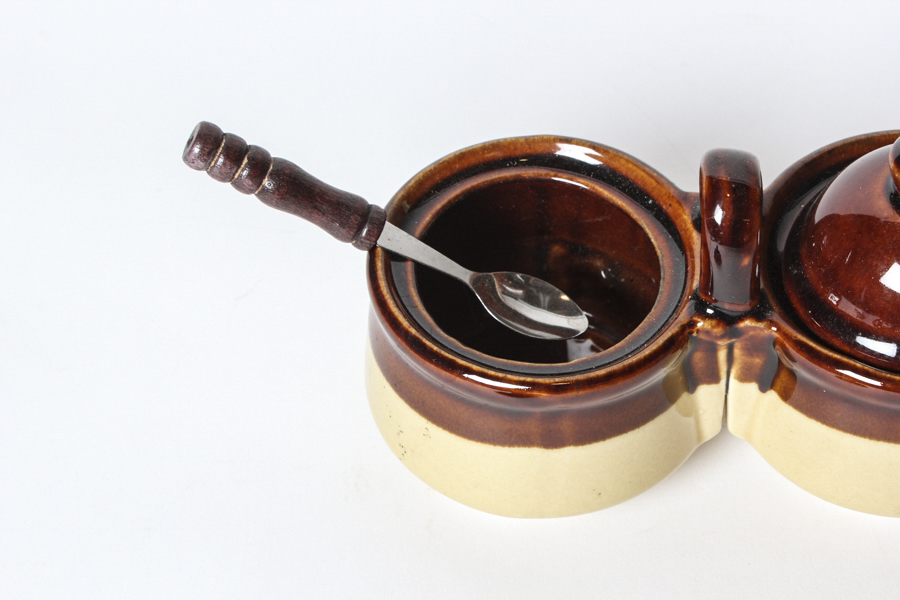 Brown and Yellow Dishware