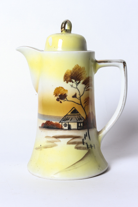 Brown and Yellow Dishware