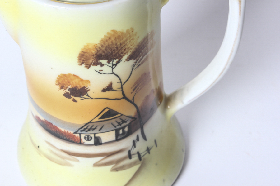 Brown and Yellow Dishware