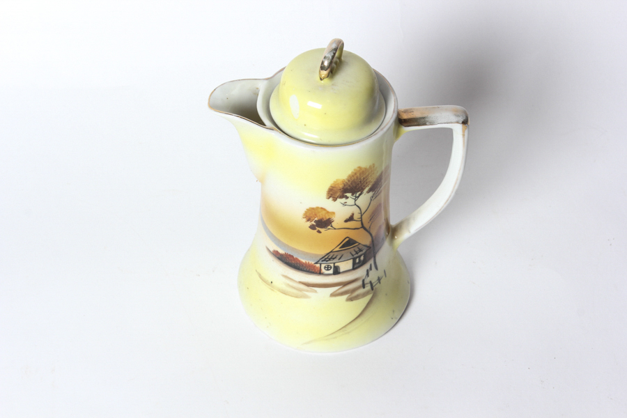 Brown and Yellow Dishware