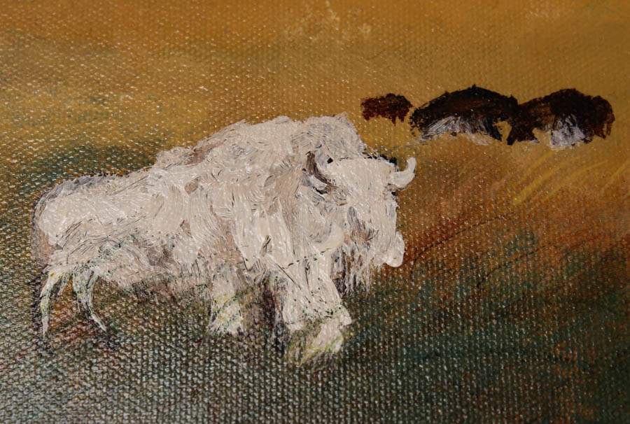 Original Billy Mack Steele Oil Painting on Canvas