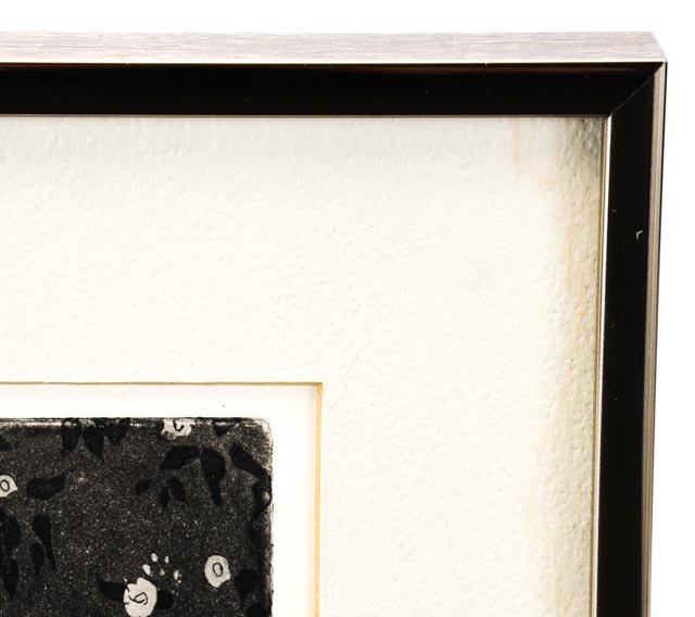 Evelyn Levy Shaw Limited Edition Aquatint Etching "Bedtime Nude"