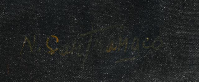 Oil Copy Painting of Rembrandt's "Man in a Golden Helmet"