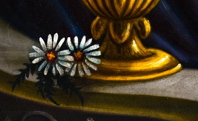 H. Ludden Oil on Canvas Still Life