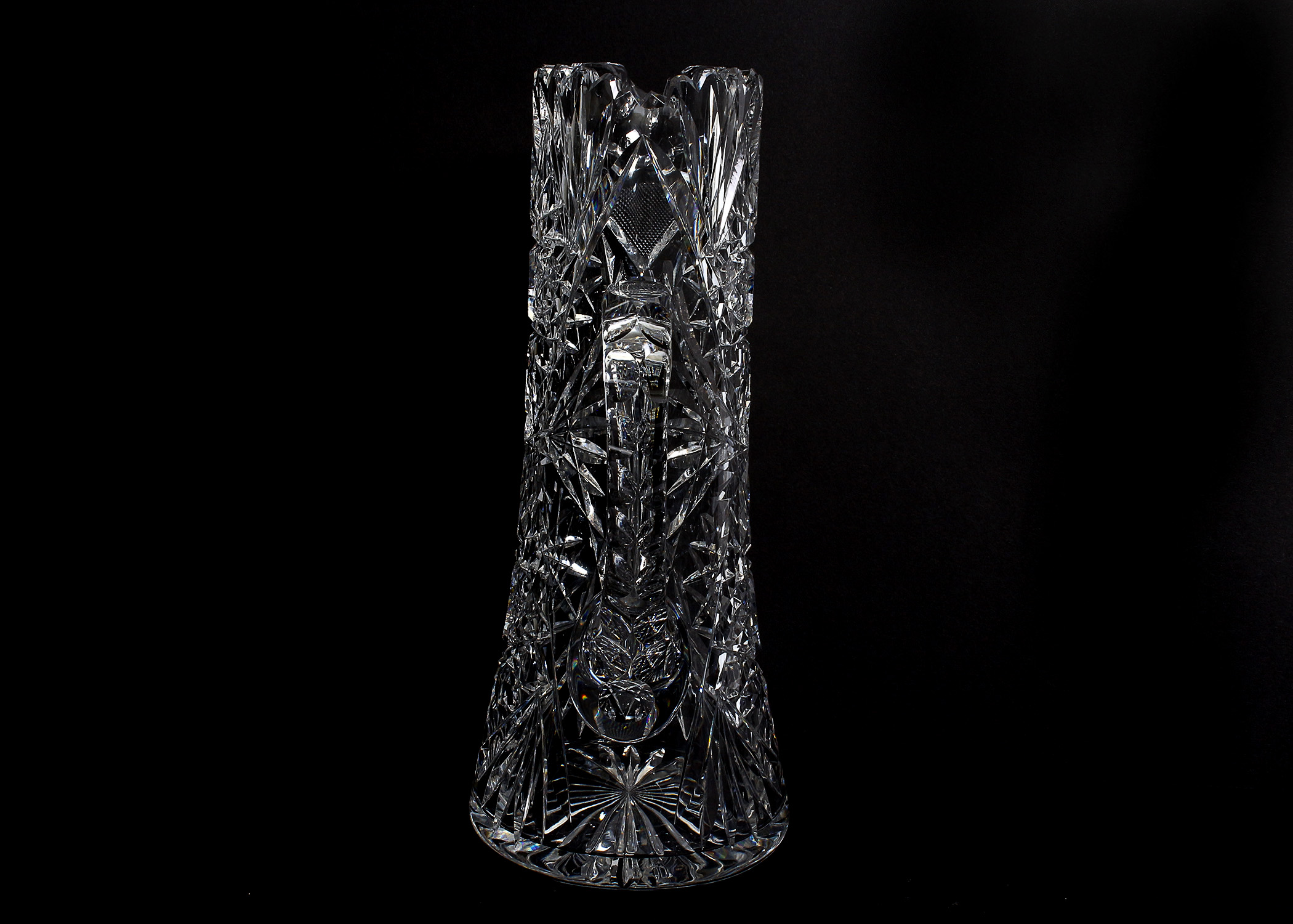 Cut Glass Crystal Pitcher