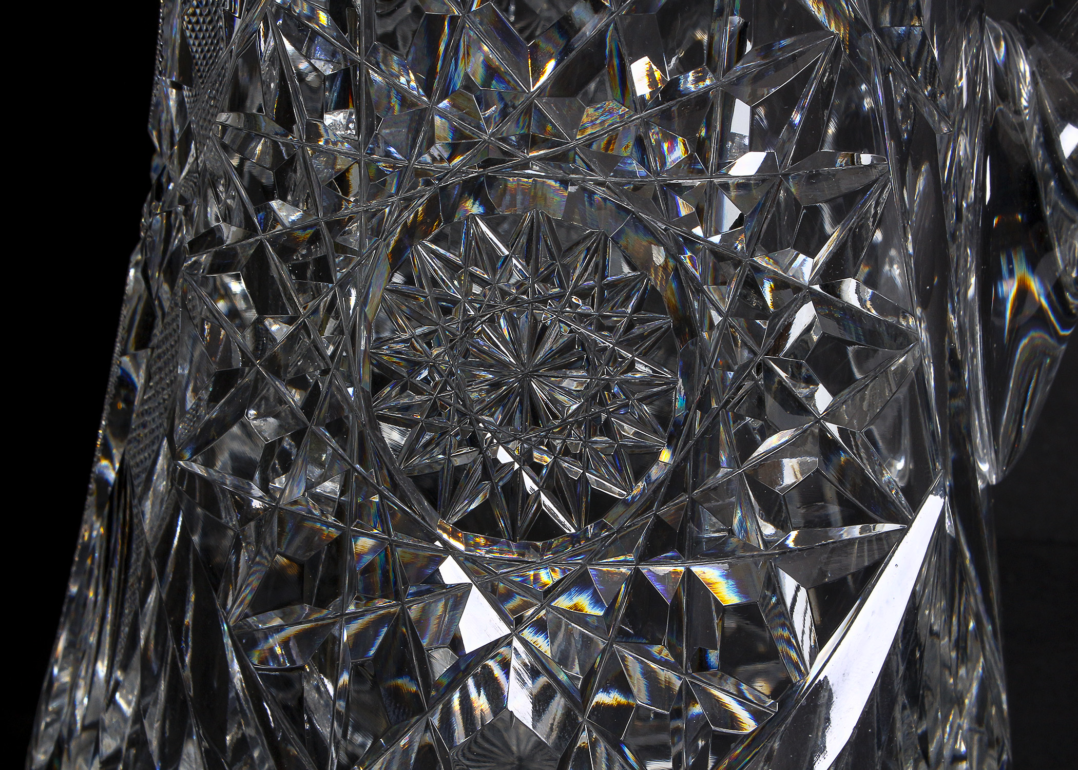 Cut Glass Crystal Pitcher