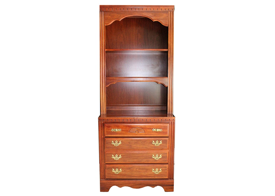 Broyhill Cherry American Traditional Bookcase Cabinet