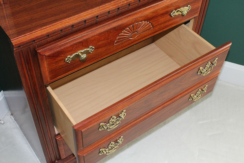 Broyhill Cherry American Traditional Bookcase Cabinet