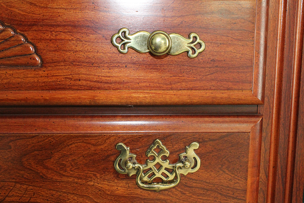 Broyhill Cherry American Traditional Bookcase Cabinet