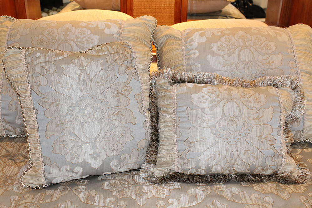 Mid-Century Traditional Oak Cabinet Headboard and Queen Bedframe