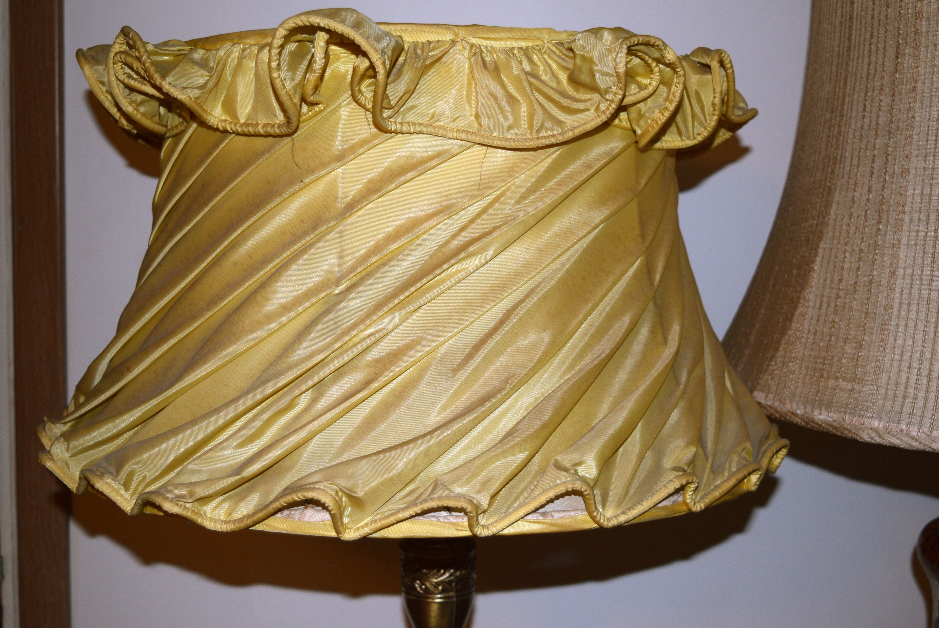 Three Vintage Glass Lamps