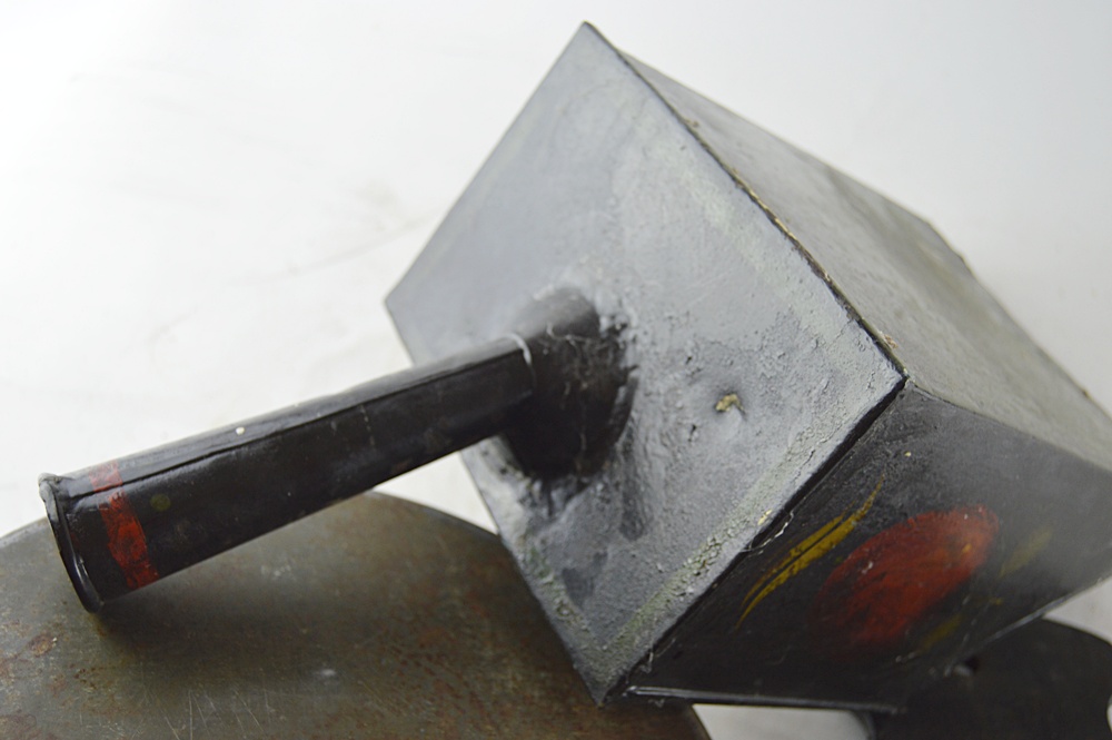 Vintage Toleware with Old German Folk Art Dustpan